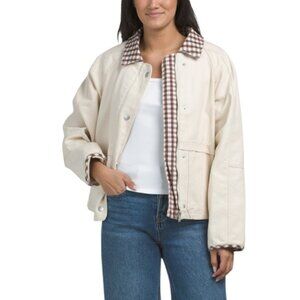 CHRISTIAN LACROIX Jacket With Contrast Gingham Collar